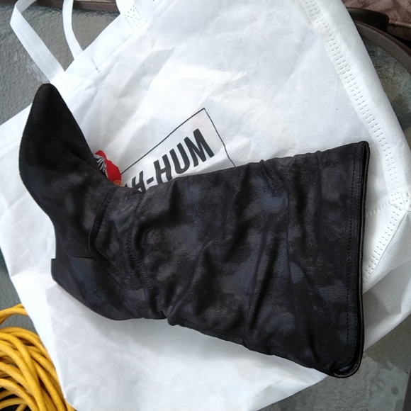 Call It Spring Black Wedge Boots - Picture 11 of 13